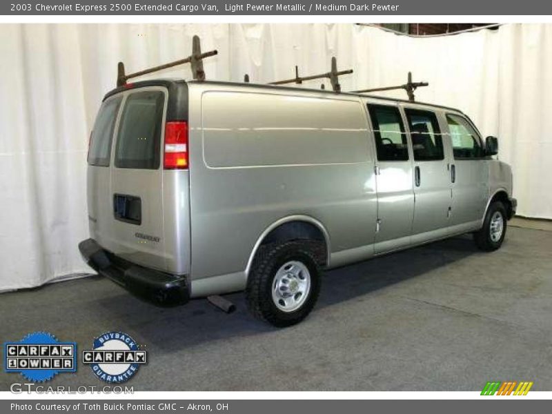 Light Pewter Metallic / Medium Dark Pewter 2003 Chevrolet Express 2500 Extended Cargo Van