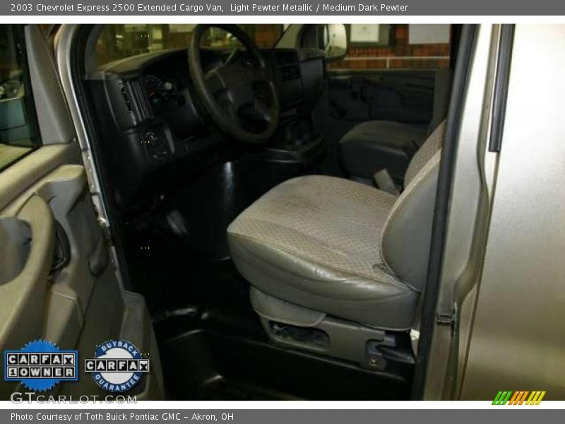 Light Pewter Metallic / Medium Dark Pewter 2003 Chevrolet Express 2500 Extended Cargo Van