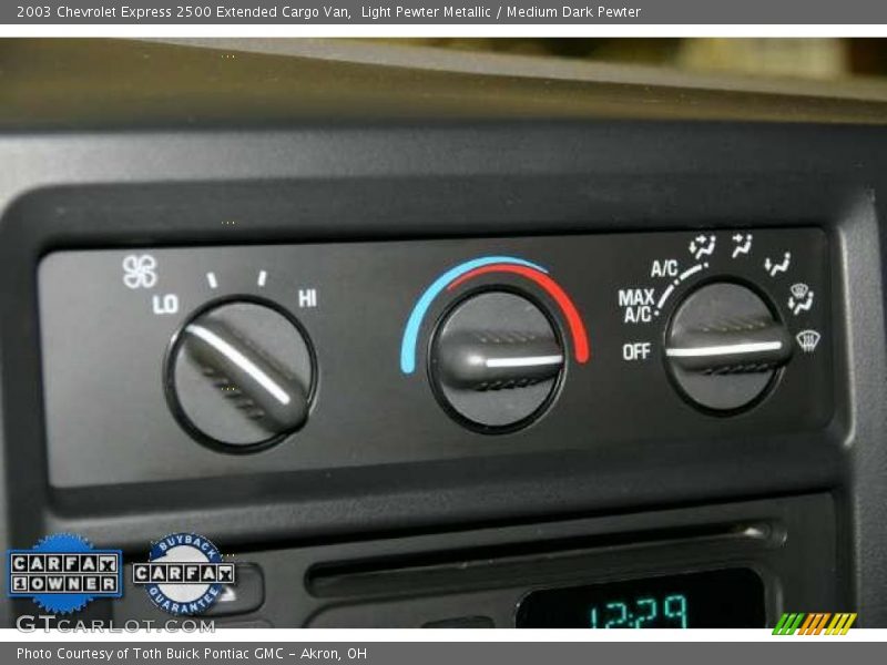 Light Pewter Metallic / Medium Dark Pewter 2003 Chevrolet Express 2500 Extended Cargo Van