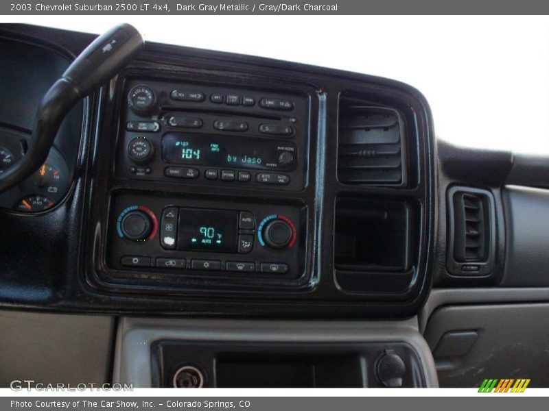 Dark Gray Metallic / Gray/Dark Charcoal 2003 Chevrolet Suburban 2500 LT 4x4