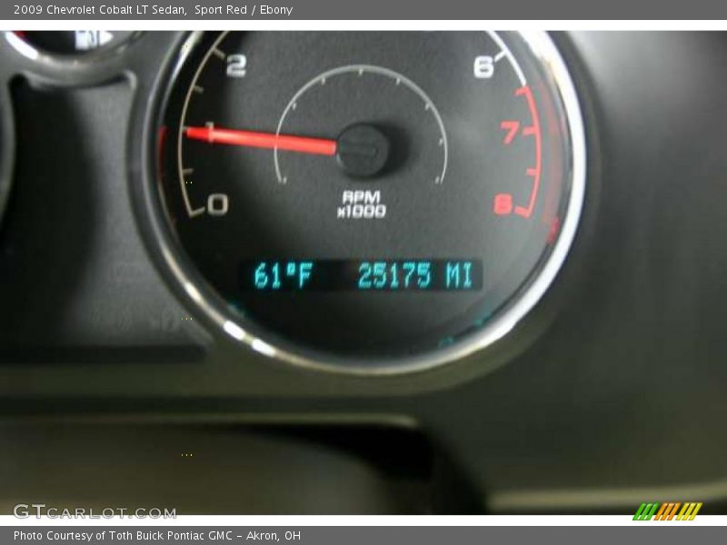 Sport Red / Ebony 2009 Chevrolet Cobalt LT Sedan