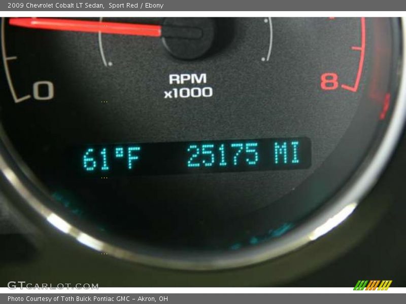Sport Red / Ebony 2009 Chevrolet Cobalt LT Sedan