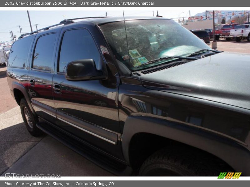 Dark Gray Metallic / Gray/Dark Charcoal 2003 Chevrolet Suburban 2500 LT 4x4
