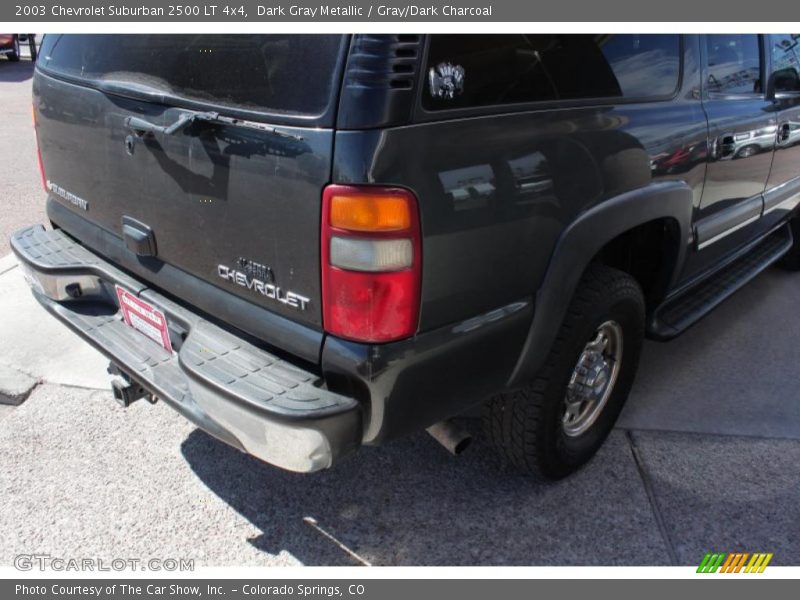 Dark Gray Metallic / Gray/Dark Charcoal 2003 Chevrolet Suburban 2500 LT 4x4