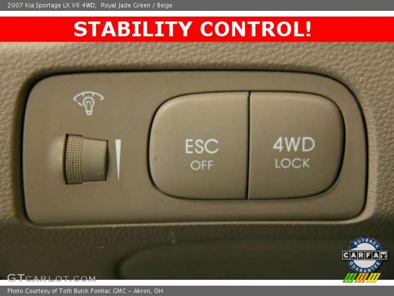 Royal Jade Green / Beige 2007 Kia Sportage LX V6 4WD