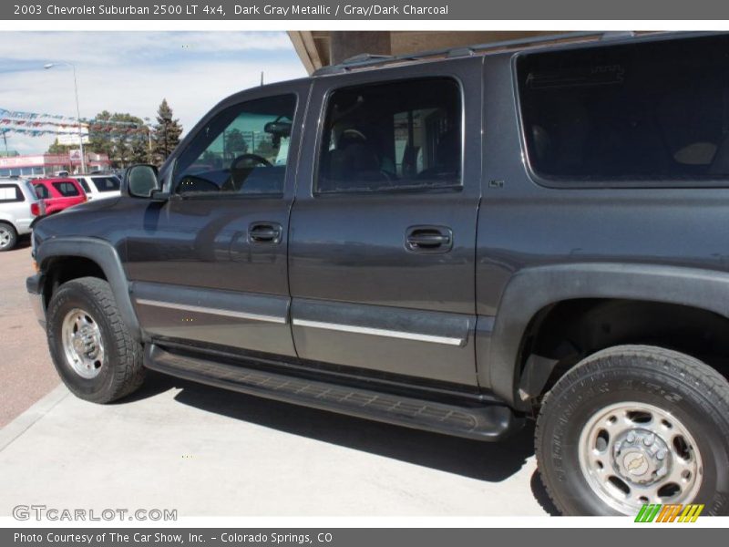 Dark Gray Metallic / Gray/Dark Charcoal 2003 Chevrolet Suburban 2500 LT 4x4