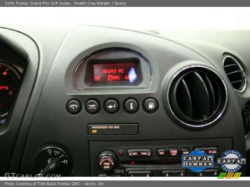 Stealth Gray Metallic / Ebony 2006 Pontiac Grand Prix GXP Sedan