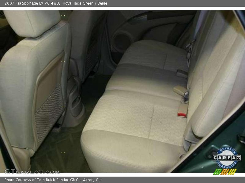 Royal Jade Green / Beige 2007 Kia Sportage LX V6 4WD