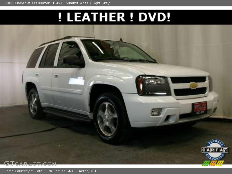 Summit White / Light Gray 2006 Chevrolet TrailBlazer LT 4x4