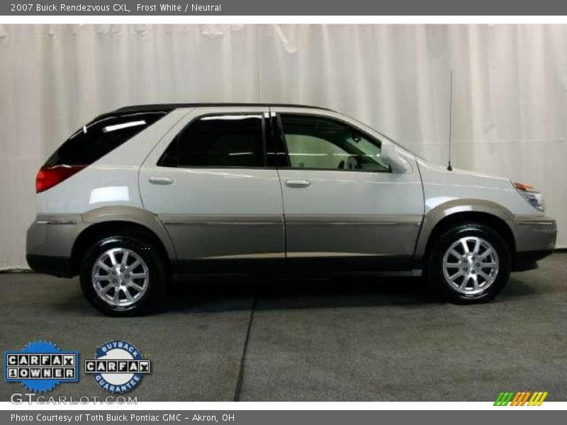 Frost White / Neutral 2007 Buick Rendezvous CXL