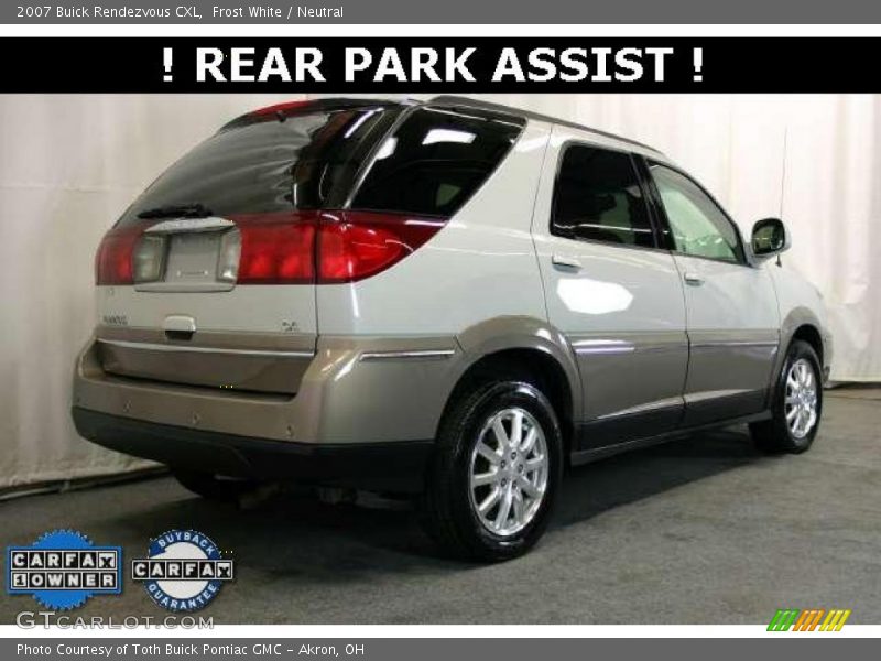 Frost White / Neutral 2007 Buick Rendezvous CXL