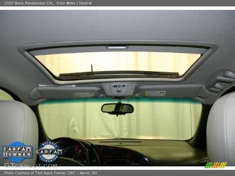 Frost White / Neutral 2007 Buick Rendezvous CXL