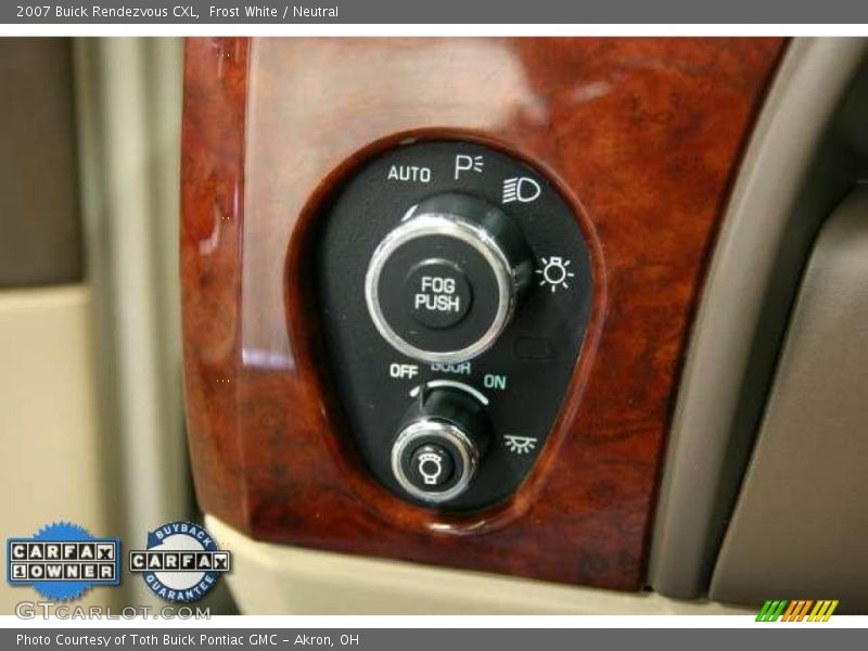 Frost White / Neutral 2007 Buick Rendezvous CXL