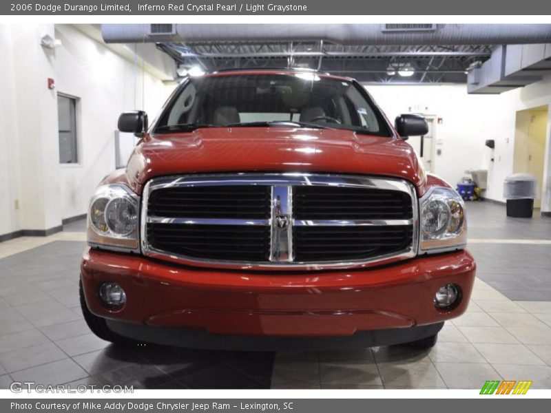 Inferno Red Crystal Pearl / Light Graystone 2006 Dodge Durango Limited