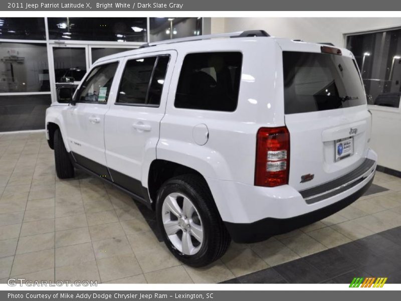 Bright White / Dark Slate Gray 2011 Jeep Patriot Latitude X