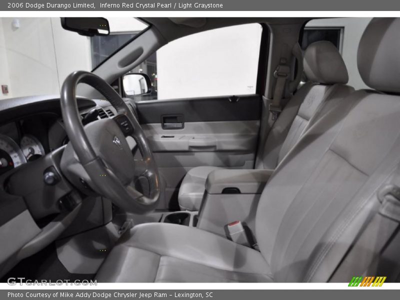 Inferno Red Crystal Pearl / Light Graystone 2006 Dodge Durango Limited