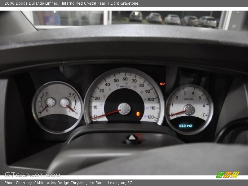 Inferno Red Crystal Pearl / Light Graystone 2006 Dodge Durango Limited