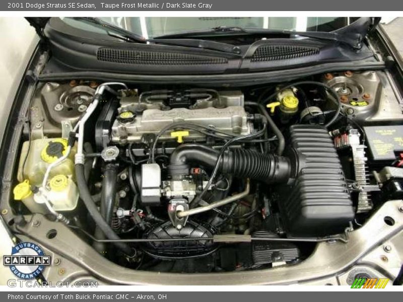 Taupe Frost Metallic / Dark Slate Gray 2001 Dodge Stratus SE Sedan
