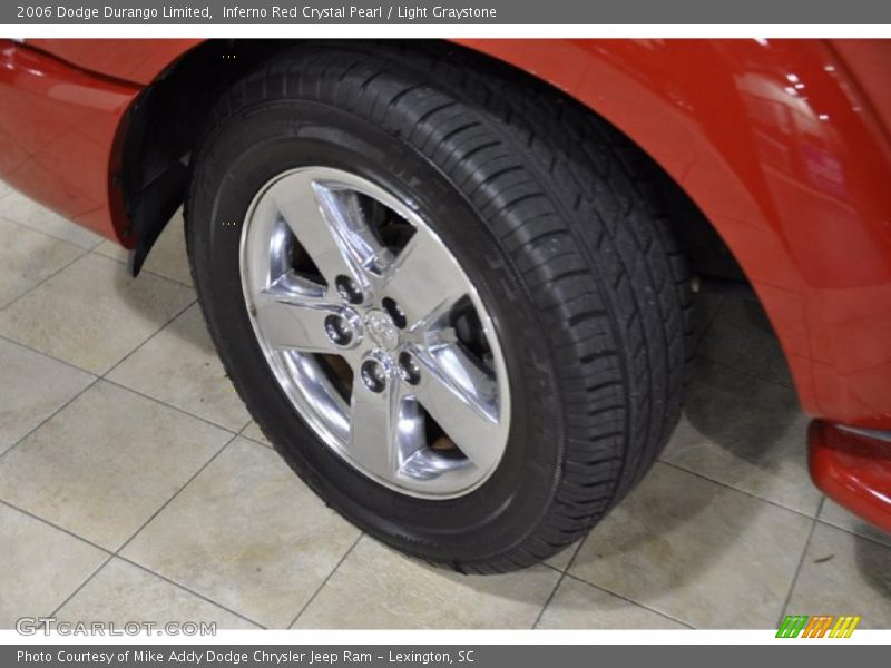 Inferno Red Crystal Pearl / Light Graystone 2006 Dodge Durango Limited