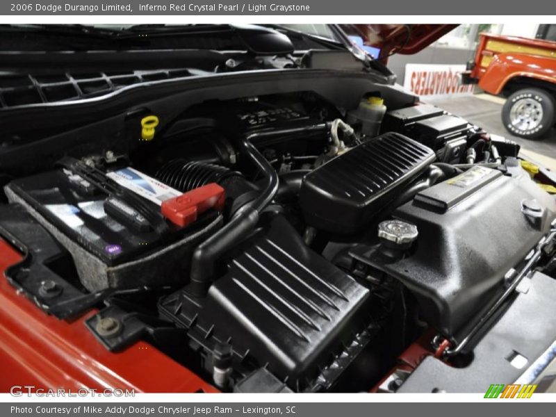 Inferno Red Crystal Pearl / Light Graystone 2006 Dodge Durango Limited