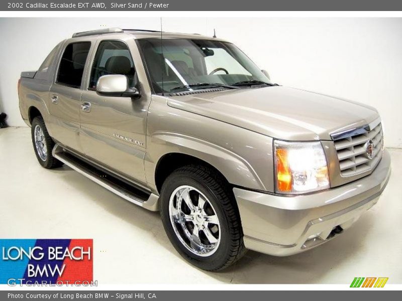 Silver Sand / Pewter 2002 Cadillac Escalade EXT AWD