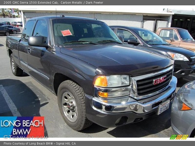 Carbon Metallic / Dark Pewter 2005 GMC Sierra 1500 Extended Cab