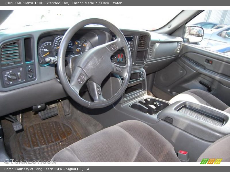 Dark Pewter Interior - 2005 Sierra 1500 Extended Cab 