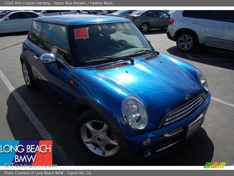 Hyper Blue Metallic / Panther Black 2005 Mini Cooper Hardtop