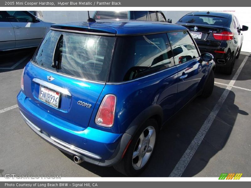 Hyper Blue Metallic / Panther Black 2005 Mini Cooper Hardtop