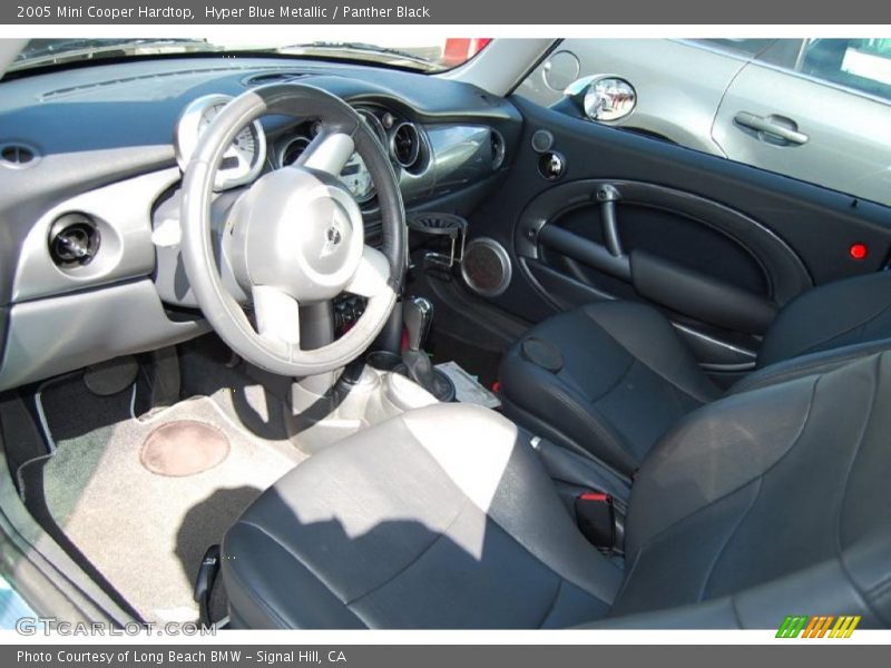 Hyper Blue Metallic / Panther Black 2005 Mini Cooper Hardtop