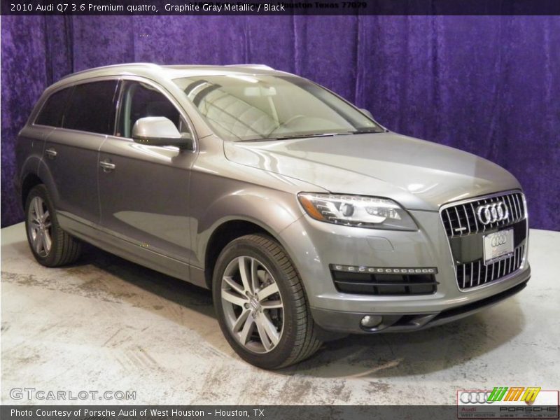 Graphite Gray Metallic / Black 2010 Audi Q7 3.6 Premium quattro