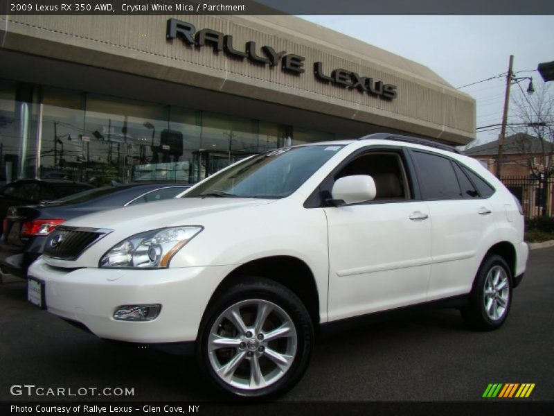 Crystal White Mica / Parchment 2009 Lexus RX 350 AWD