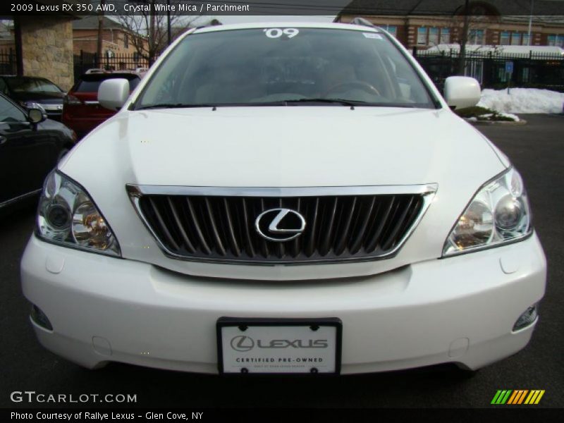 Crystal White Mica / Parchment 2009 Lexus RX 350 AWD