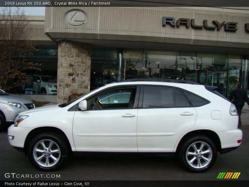 Crystal White Mica / Parchment 2009 Lexus RX 350 AWD