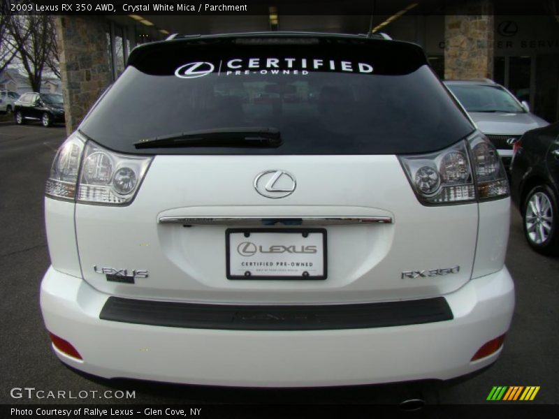 Crystal White Mica / Parchment 2009 Lexus RX 350 AWD