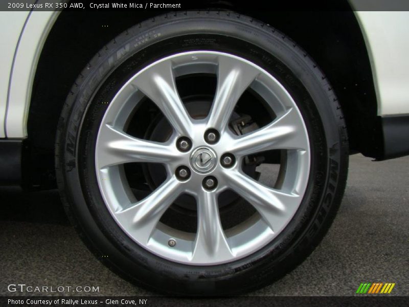 Crystal White Mica / Parchment 2009 Lexus RX 350 AWD