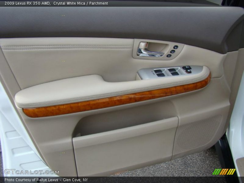 Crystal White Mica / Parchment 2009 Lexus RX 350 AWD