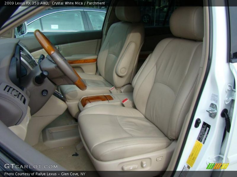 Crystal White Mica / Parchment 2009 Lexus RX 350 AWD