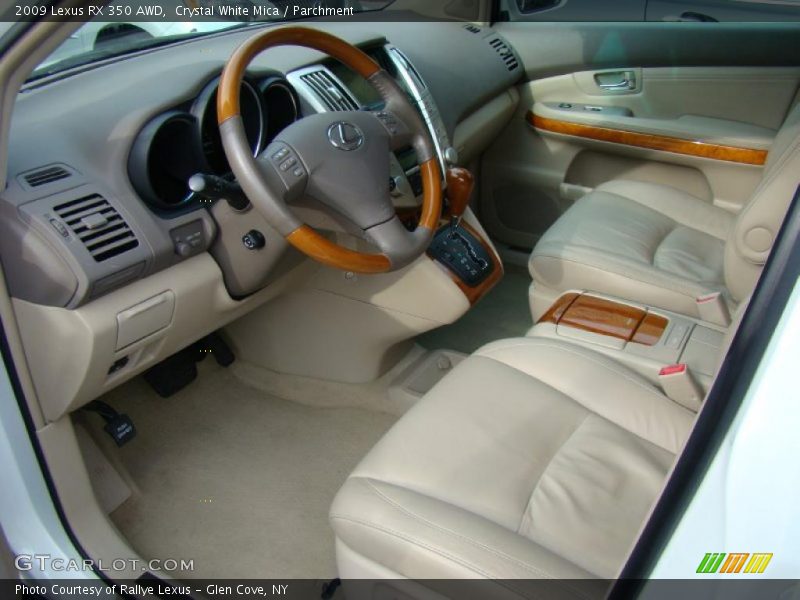 Crystal White Mica / Parchment 2009 Lexus RX 350 AWD