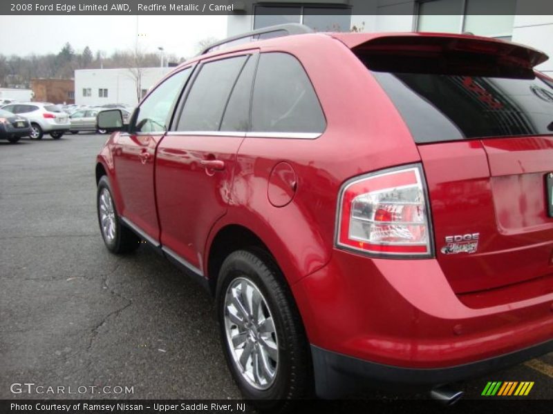 Redfire Metallic / Camel 2008 Ford Edge Limited AWD