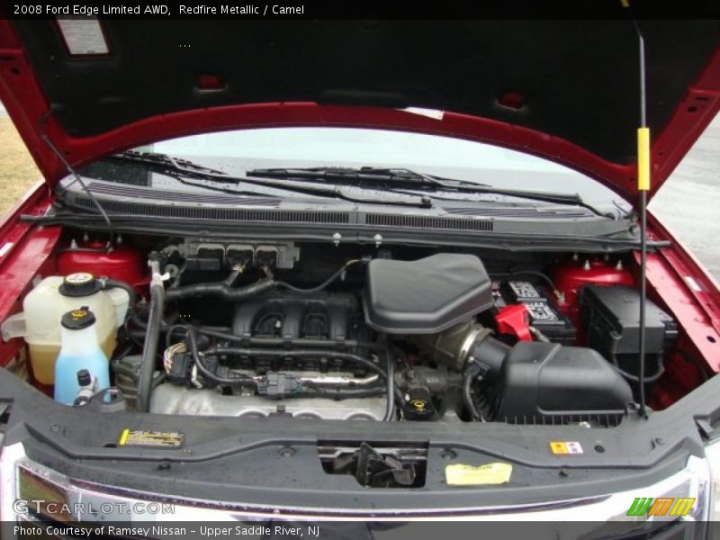 Redfire Metallic / Camel 2008 Ford Edge Limited AWD