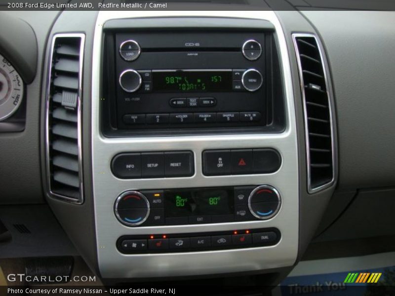 Redfire Metallic / Camel 2008 Ford Edge Limited AWD