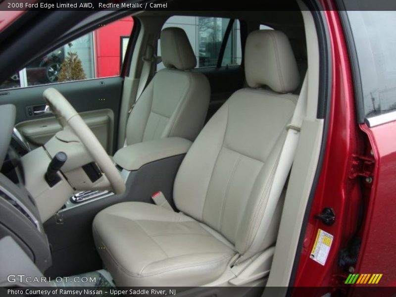 Redfire Metallic / Camel 2008 Ford Edge Limited AWD