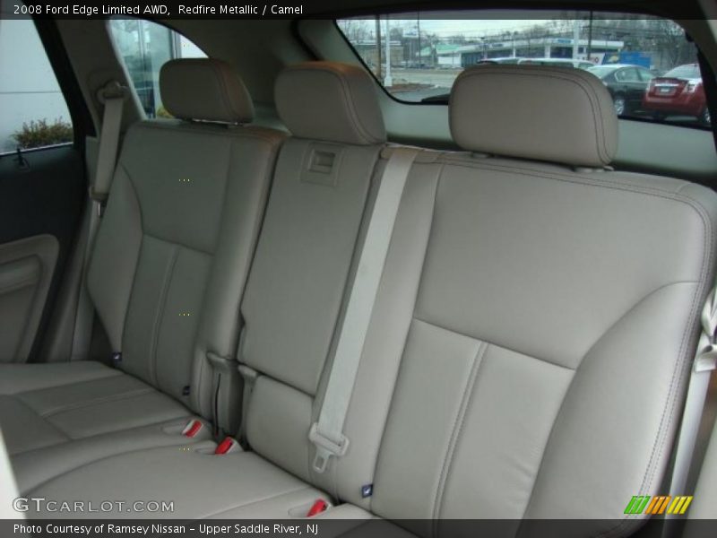Redfire Metallic / Camel 2008 Ford Edge Limited AWD