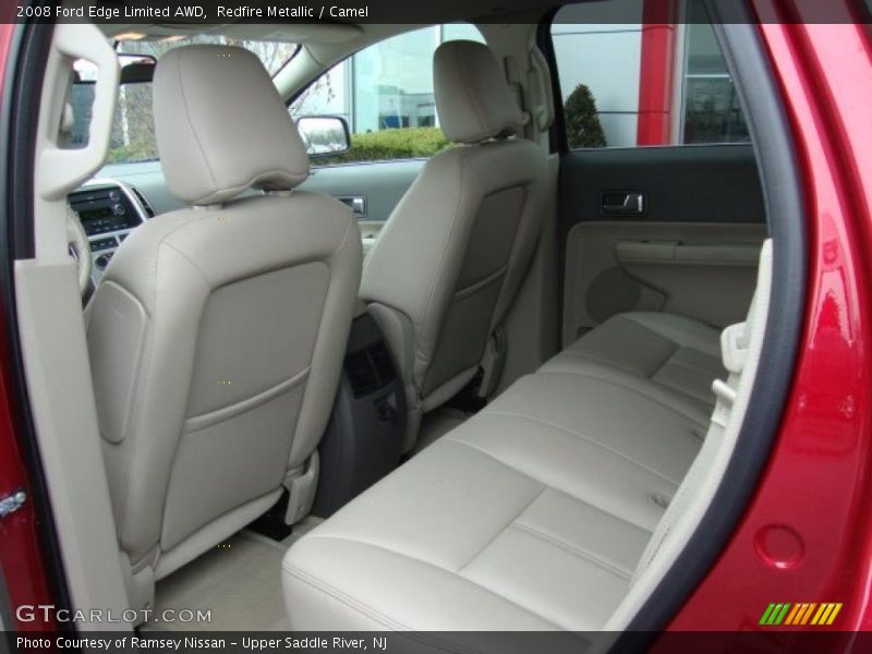 Redfire Metallic / Camel 2008 Ford Edge Limited AWD