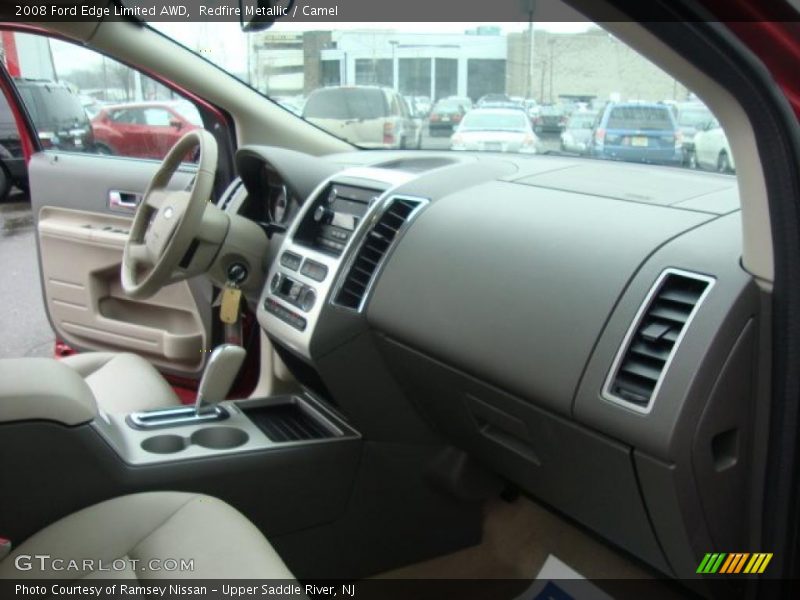 Redfire Metallic / Camel 2008 Ford Edge Limited AWD