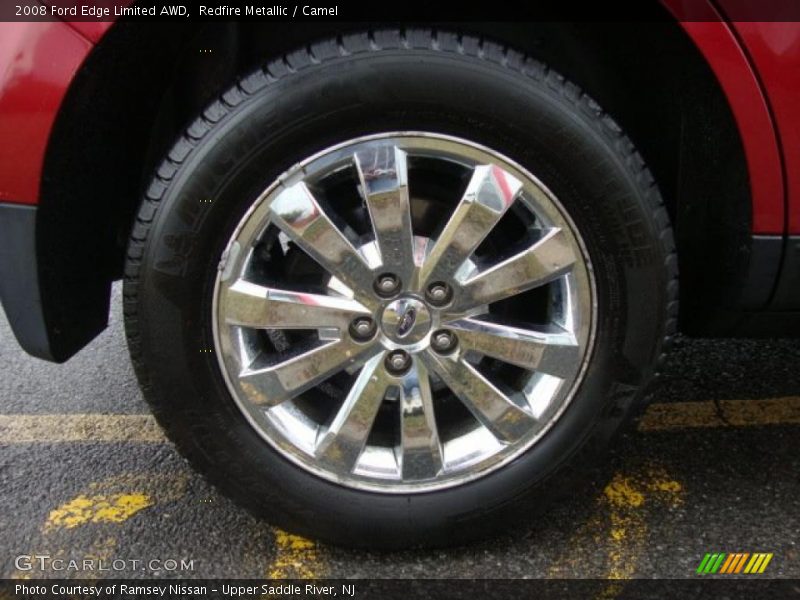 Redfire Metallic / Camel 2008 Ford Edge Limited AWD