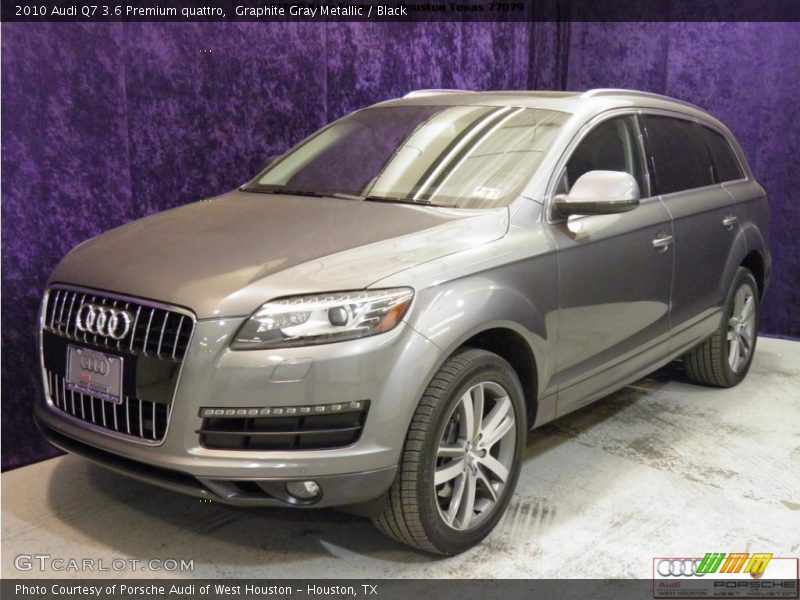 Graphite Gray Metallic / Black 2010 Audi Q7 3.6 Premium quattro