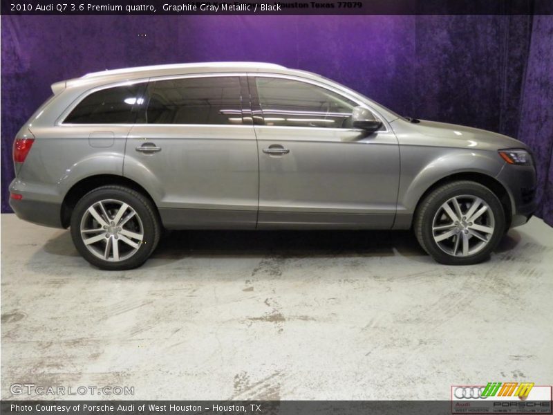 Graphite Gray Metallic / Black 2010 Audi Q7 3.6 Premium quattro