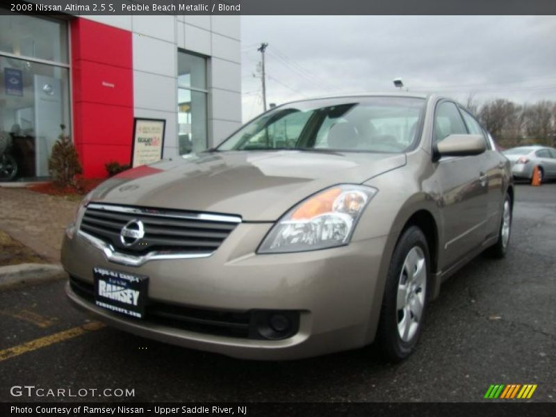 Pebble Beach Metallic / Blond 2008 Nissan Altima 2.5 S